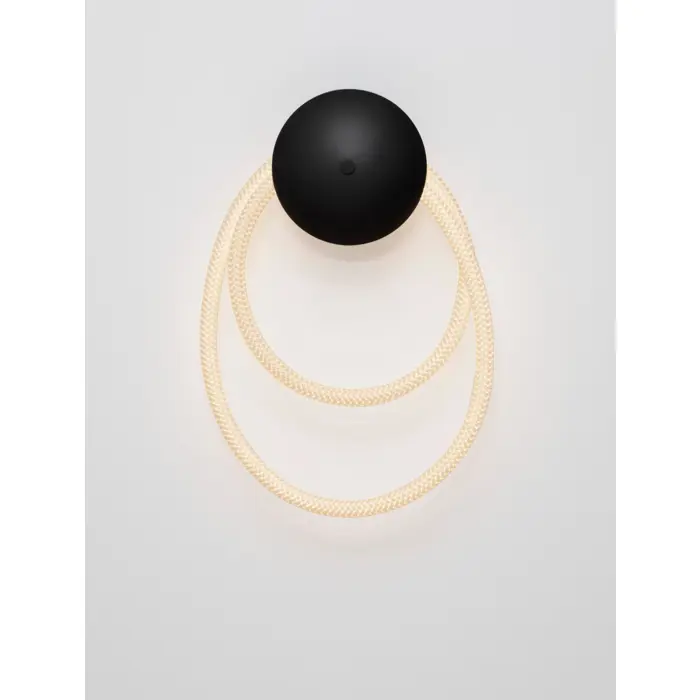 ILANE ZIDNA LAMPA LED/3000K/17W/1310Lm/CRNO-BIJELA