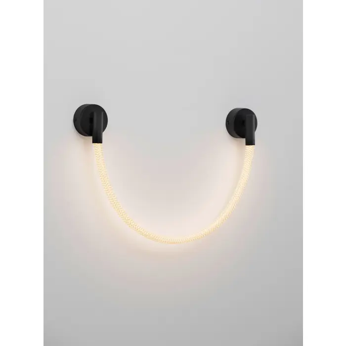ILANE ZIDNA LAMPA LED/3000K/7W/683Lm/CRNO-BIJELA