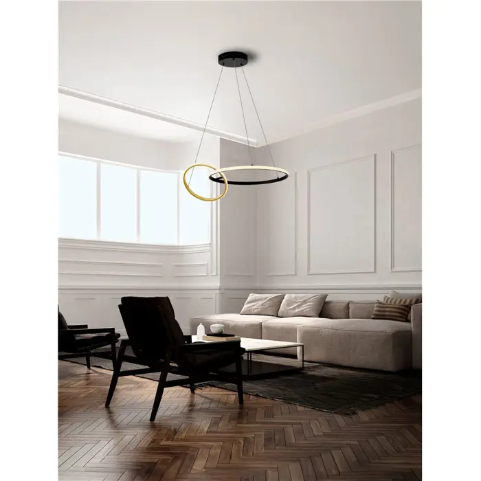 IMAR VISILICA LED/3200K/36W/1620Lm/CRNA & ZLATNA