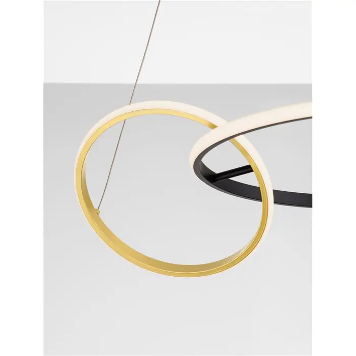 IMAR VISILICA LED/3200K/36W/1620Lm/CRNA & ZLATNA