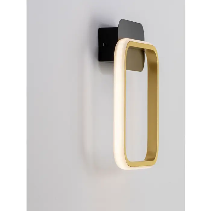 IMAR ZIDNA LAMPA LED/3200K/13W/563Lm/CRNA&GOLD