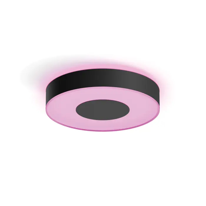 INFUSE PHILIPS HUE pametna LED stropna svjetiljka M crna