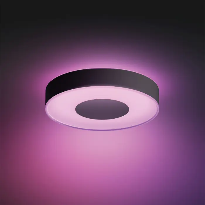 INFUSE PHILIPS HUE pametna LED stropna svjetiljka M crna