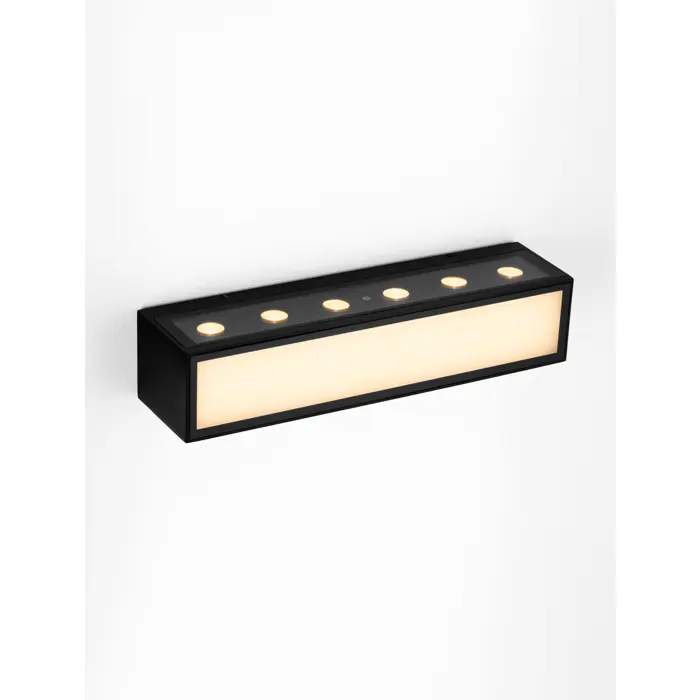 INGA ZIDNA LAMPA LED 3000K 1484lm IP65 CRNA