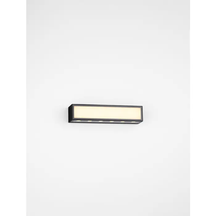INGA ZIDNA LAMPA LED 3000K 1484lm IP65 CRNA