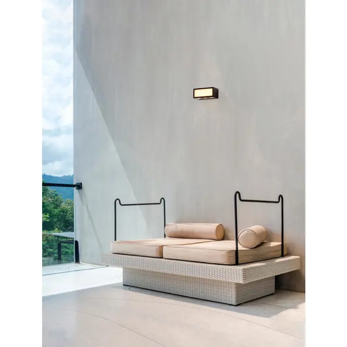 INGA ZIDNA LAMPA LED 3000K 875lm IP65 CRNA