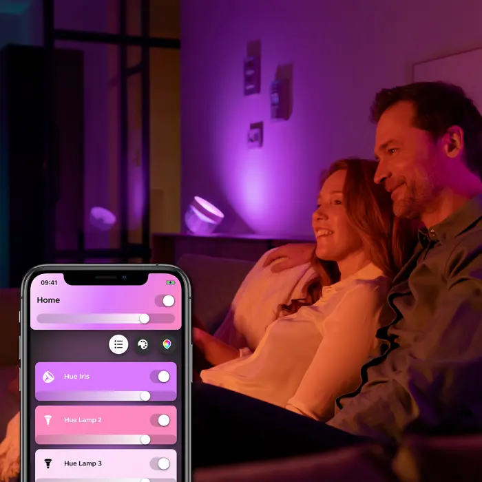 IRIS PHILIPS HUE prijenosna LED svjetiljka GEN4 crna