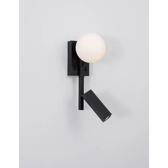 JOLINE ZIDNA LAMPA LED 8 WattW/3200K/650lm/IP20/CRNA & BIJELA