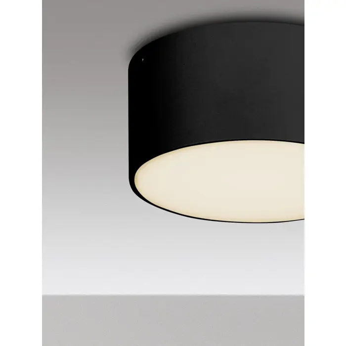 JUDI STROPNA LAMPA LED 3000K 655lm IP65 CRNA