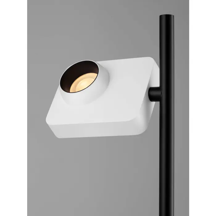 KEDROS STAJAĆA LAMPA LED/3000K/9W/717Lm/BIJELA & BLACK