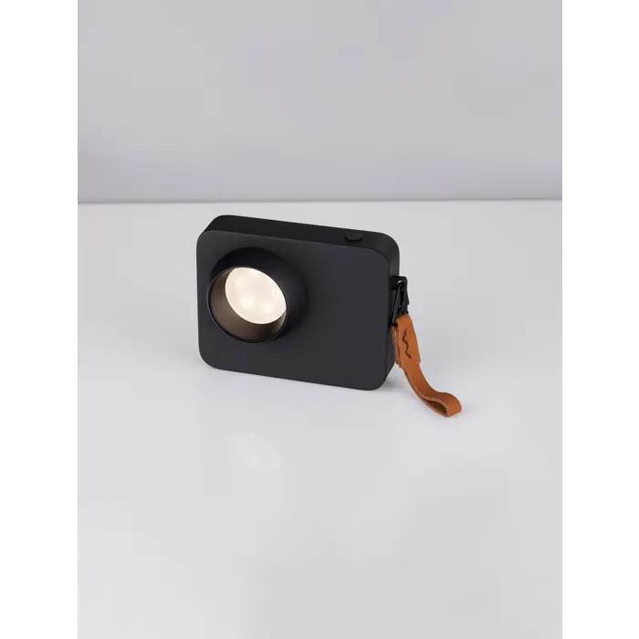 KEDROS STOLNA LAMPA LED/3000K/3W/65Lm/CRNA