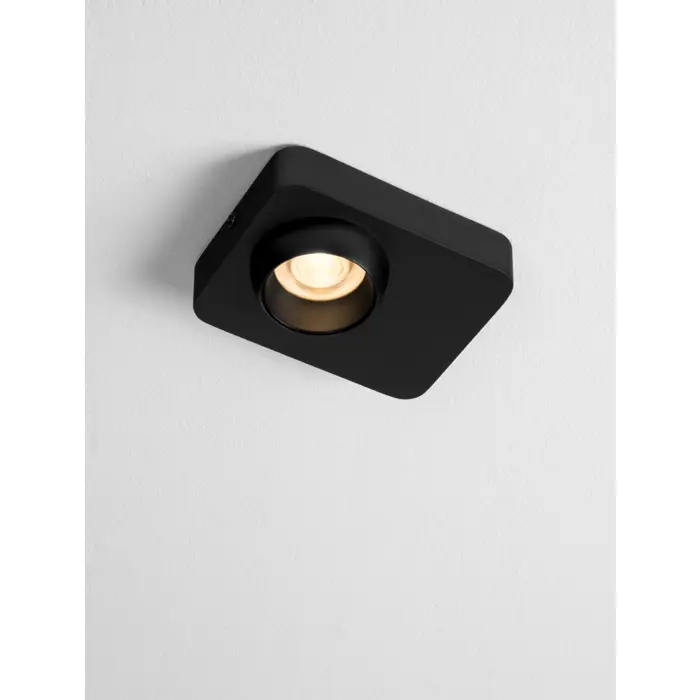 KEDROS STROPNA SVJETILJKA LED/3000K/9W/717Lm/CRNA