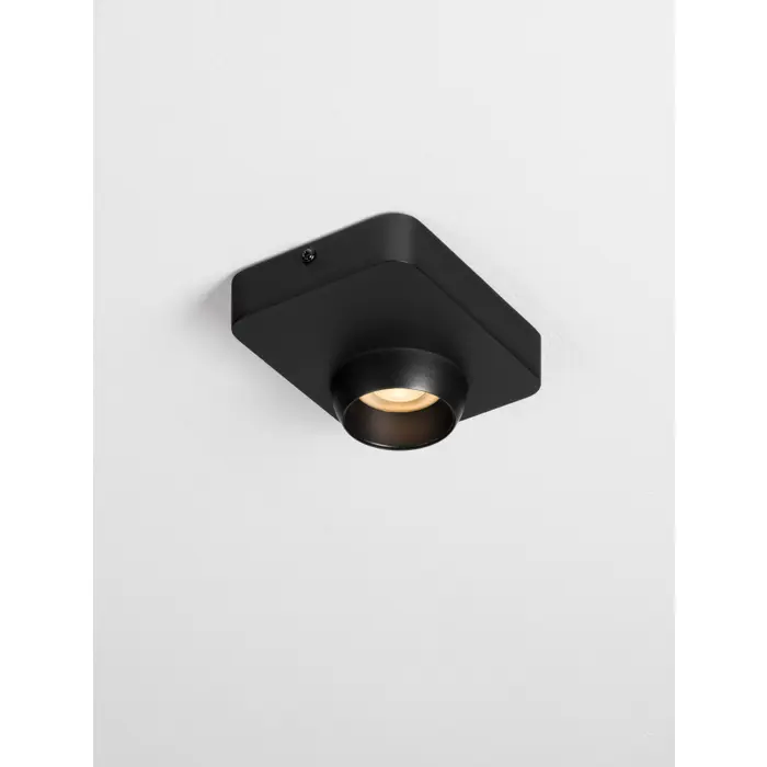 KEDROS STROPNA SVJETILJKA LED/3000K/9W/717Lm/CRNA