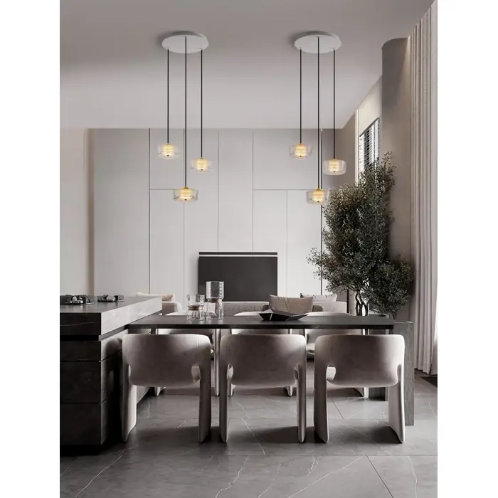 KEROS VISILICA LED/3000K/18W/1151Lm/PLATINUM GOLD