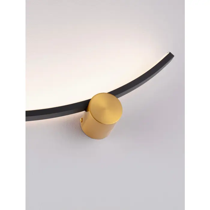 KIMA ZIDNA LAMPA LED/3000K/14W/880Lm/ZLATNA & BLACK