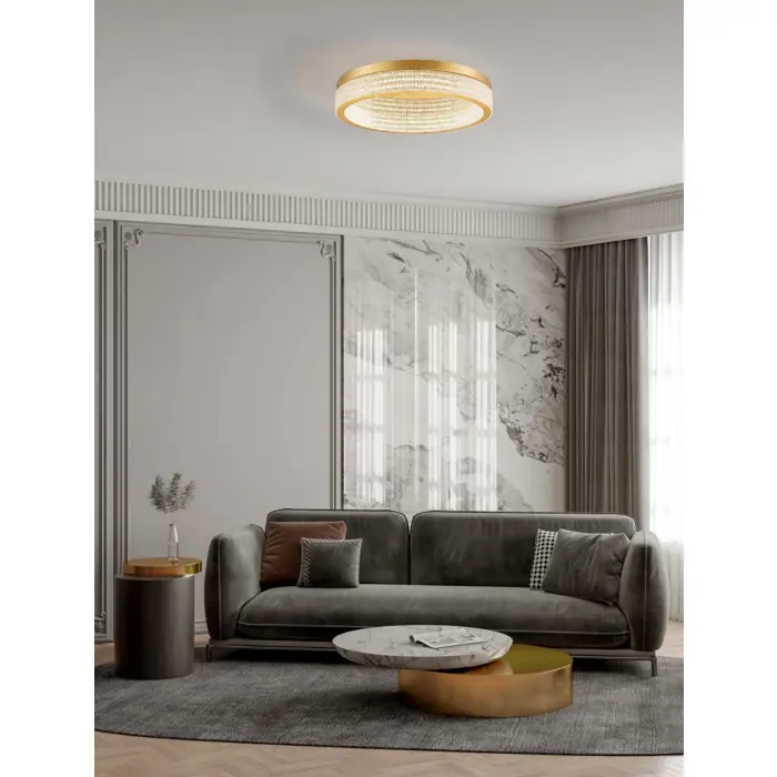 KINARA PLAFONJERA LED /3000K/70W/3666Lm/PLATINUM GOLD