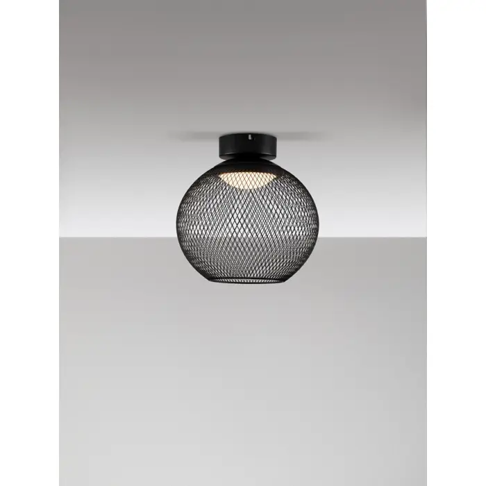 KINETIC PLAFONJERA LED/3000K/12W/456Lm/CRNA