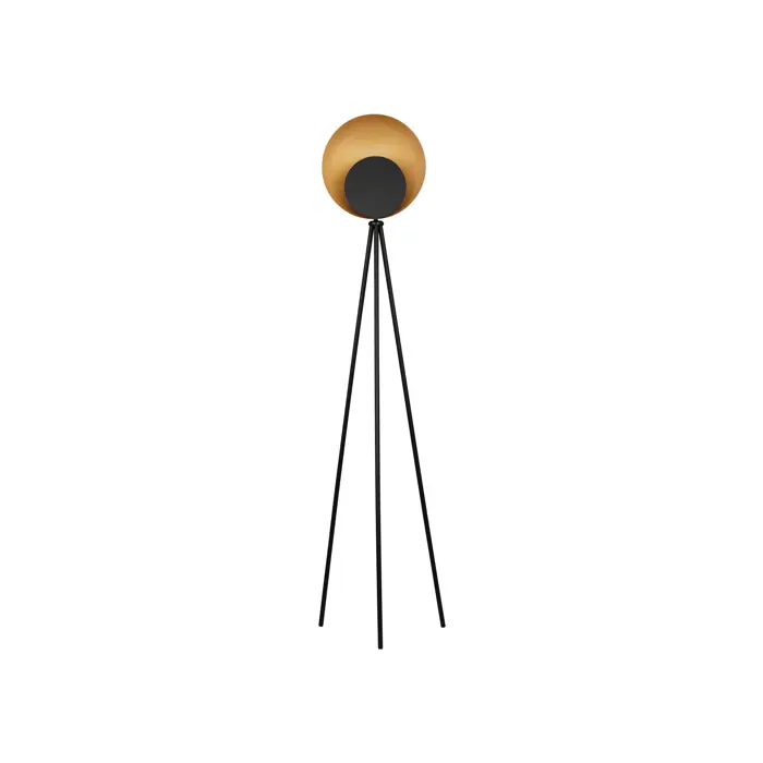 KITRO STAJAĆA LAMPA LED/3000K/12W/400lm/CRNA & ZLATNA
