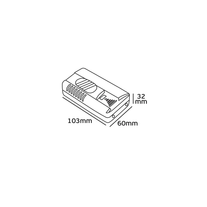 KLIZNI POTENCIOMETAR/PREKIDAČ PODNI 300W CRNI