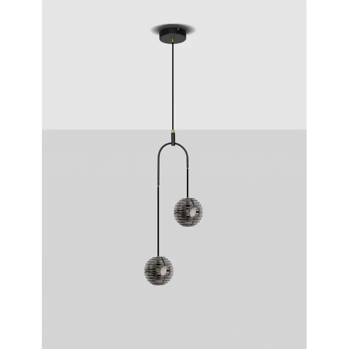 LAS VISILICA LED/3000K/20W/2527Lm/CRNA & ZLATNA & SIVA