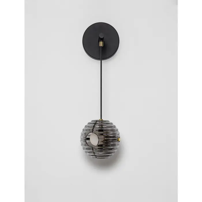 LAS ZIDNA LAMPA LED/3000K/13W/1526Lm/CRNA & ZLATNA & SIVA