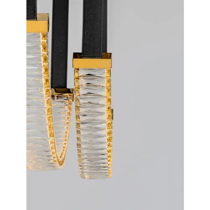 LAZURA LED VISILICA ZLATNA 65W IP20 3000K TRIAK PRIGUŠLJIVA