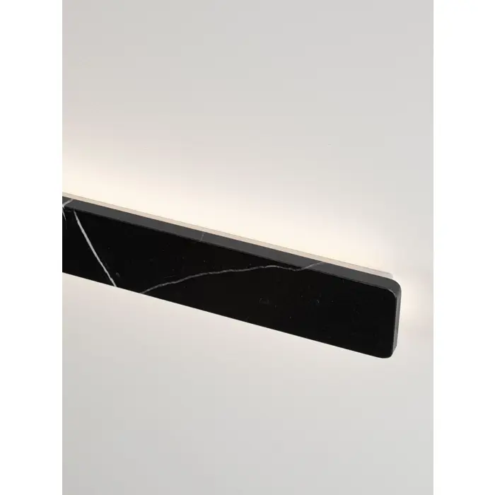 LED crna zidna svjetiljka Nova Luce ALYSSA, 23W, toplo bijela (3000K)