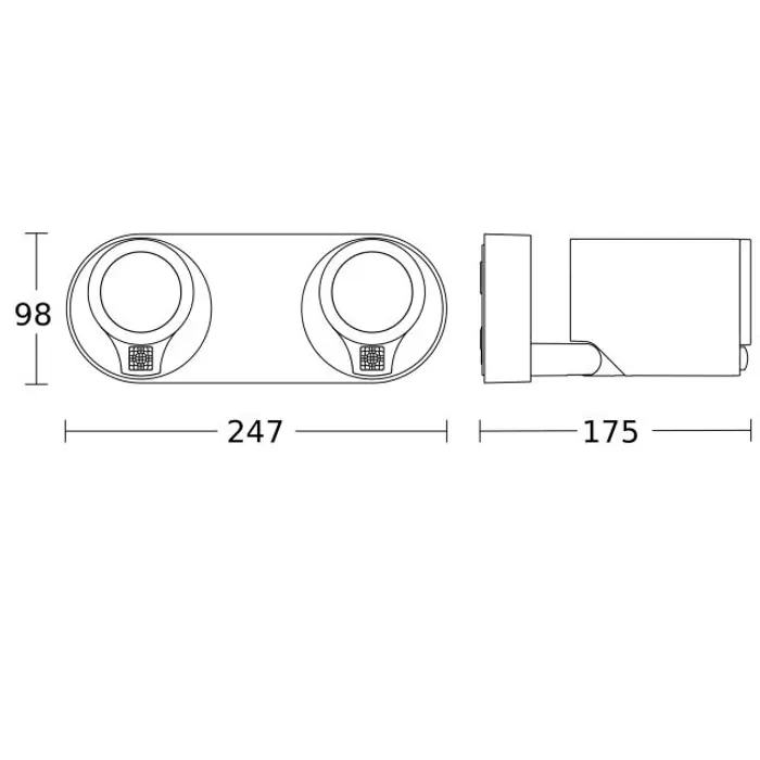 LED FLOD REFLEKTOR SPOT DUO S ANT