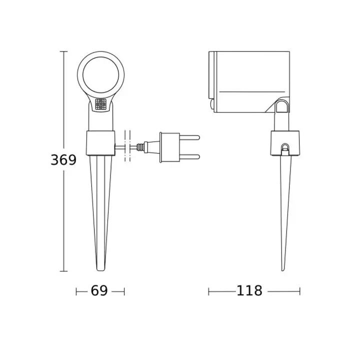 LED FLOD REFLEKTOR SPOT GARDEN SC ANT