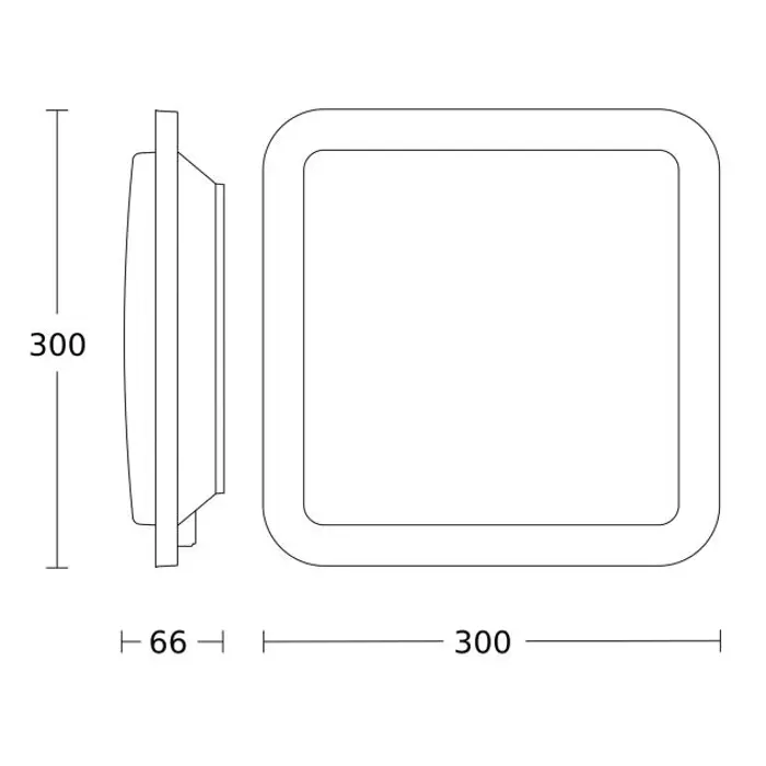 LED STROPNA SVJETILJKA RS D2 S 8,8W 3000K 886lm