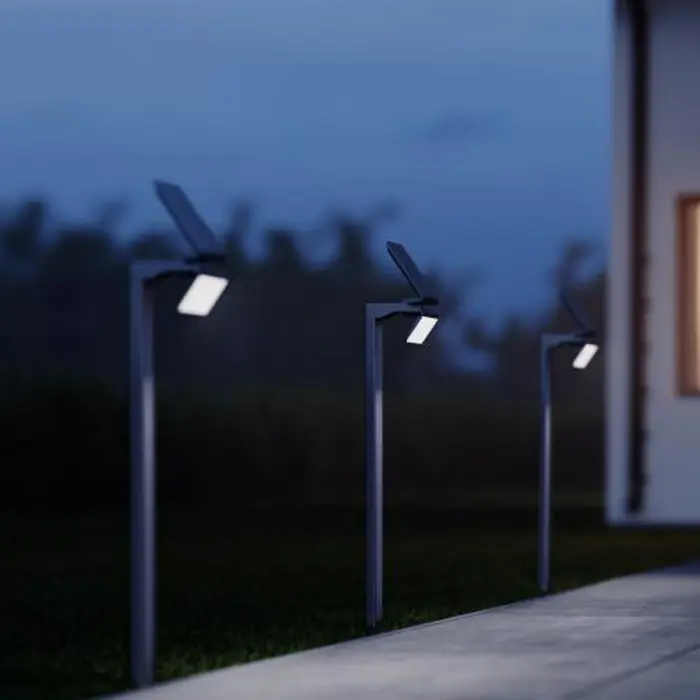 LED VANJSKA STAJAĆA SVJETILJKA SA SENZOROM XSOLAR GL-S ANTRACIT V2