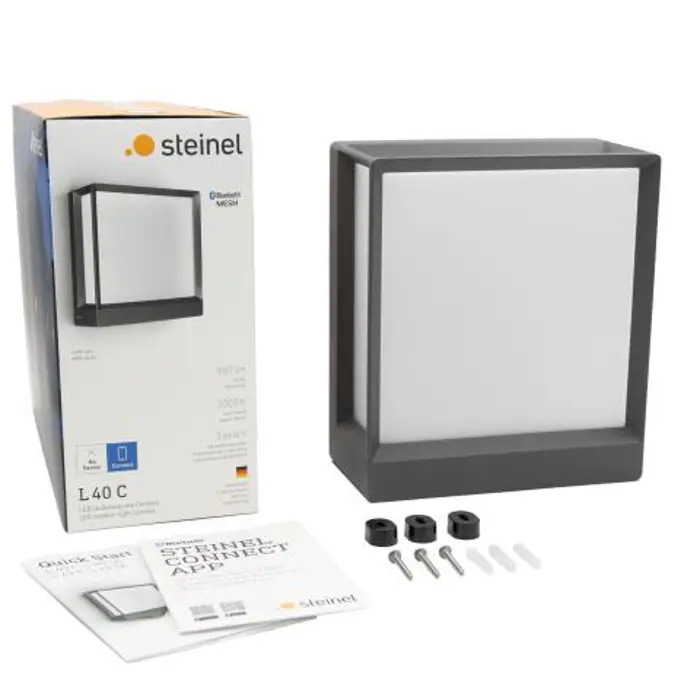 LED VANJSKA ZIDNA SVJETILJKA BLUETOOTH L 40 C ANTRACIT 12,9W 3000K 869lm