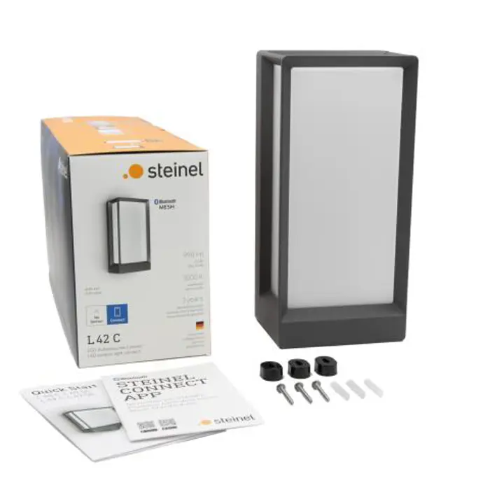 LED VANJSKA ZIDNA SVJETILJKA BLUETOOTH L 42 C ANTRACIT 12,6W 3000K 871lm