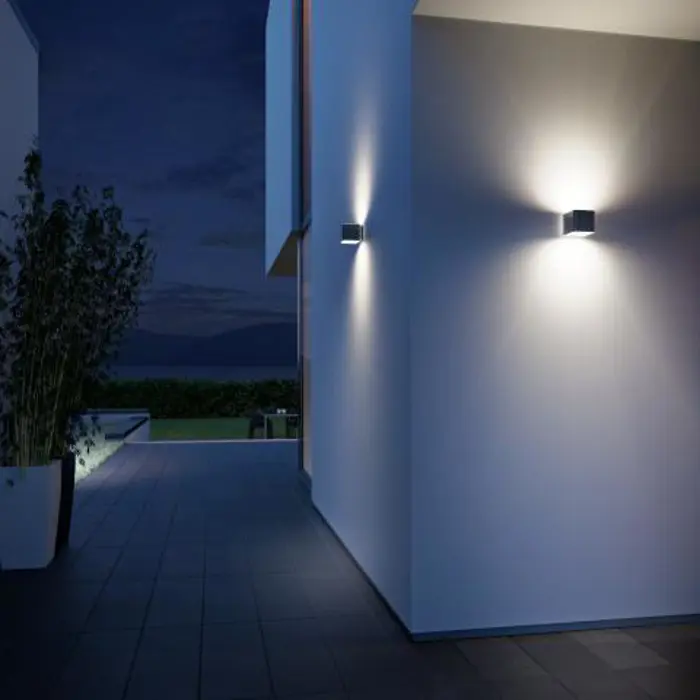 LED VANJSKA ZIDNA SVJETILJKA BLUETOOTH L 840 C ANTRACIT 9,1W 3000K 319lm