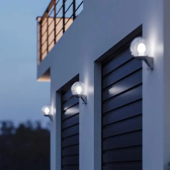 LED VANJSKA ZIDNA SVJETILJKA SA SENZOROM L 585 ANTRACIT E27 60W