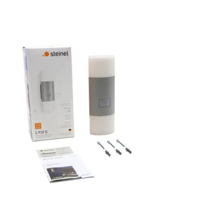 LED VANJSKA ZIDNA SVJETILJKA SA SENZOROM L 910 S SREBRNA 9,8W 3000K 797lm
