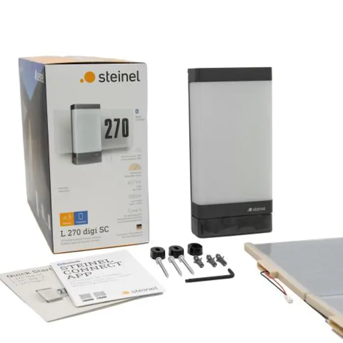 LED VANJSKA ZIDNA SVJETILJKA SENZOR I BLUETOOTH L 270 SC ANTRACIT 7,8W 3000K