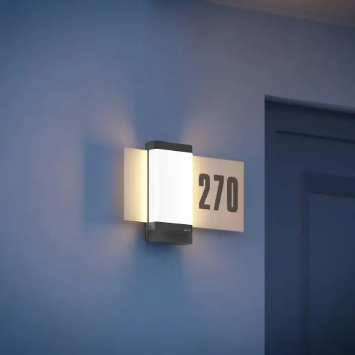LED VANJSKA ZIDNA SVJETILJKA SENZOR I BLUETOOTH L 270 SC ANTRACIT 7,8W 3000K
