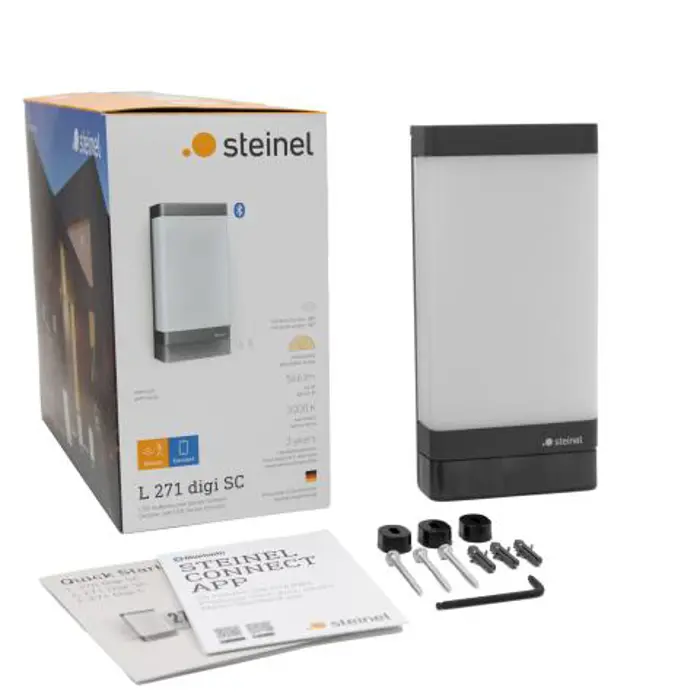 LED VANJSKA ZIDNA SVJETILJKA SENZOR I BLUETOOTH L 271 SC ANTRACIT 6,6W 3000K