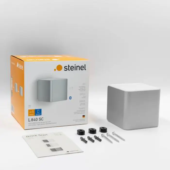 LED VANJSKA ZIDNA SVJETILJKA SENZOR I BLUETOOTH L 840 SC SREBRNA 9,1W 3000K
