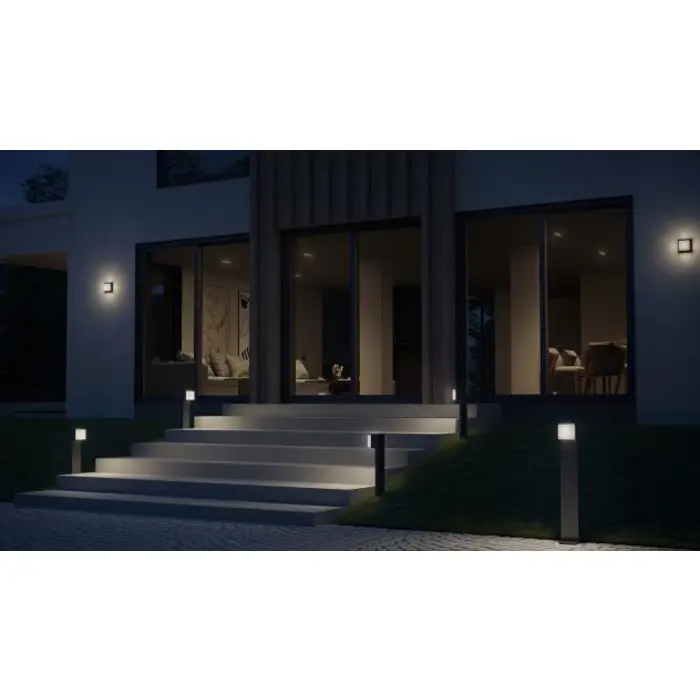 LED VANJSKA ZIDNA SVJETILJKA SENZOR I BLUETOOTH L 845 SC ANTRACIT 9W 3000K 655lm