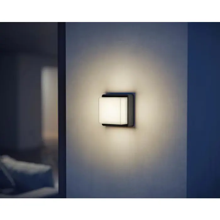 LED VANJSKA ZIDNA SVJETILJKA SENZOR I BLUETOOTH L 845 SC ANTRACIT 9W 3000K 655lm