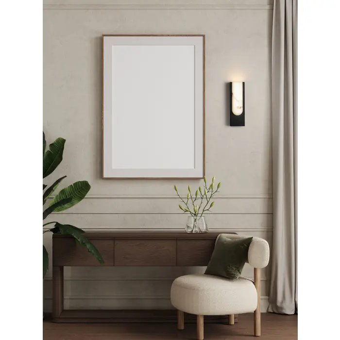 LESTER Zidna svjetiljka LED 13 W 957 lm IP20 3000 K Crna