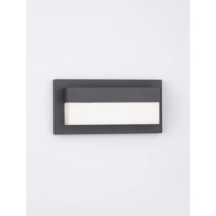 LETO VANJSKA ZIDNA SVJETILJKA LED 18W/3000K/2132lm/IP65/CRNA