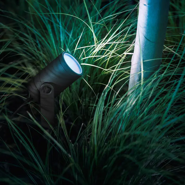 LILY PHILIPS HUE vrtna LED svjetiljka na kolcu EXT. SPIKE crna 1X8W 24V