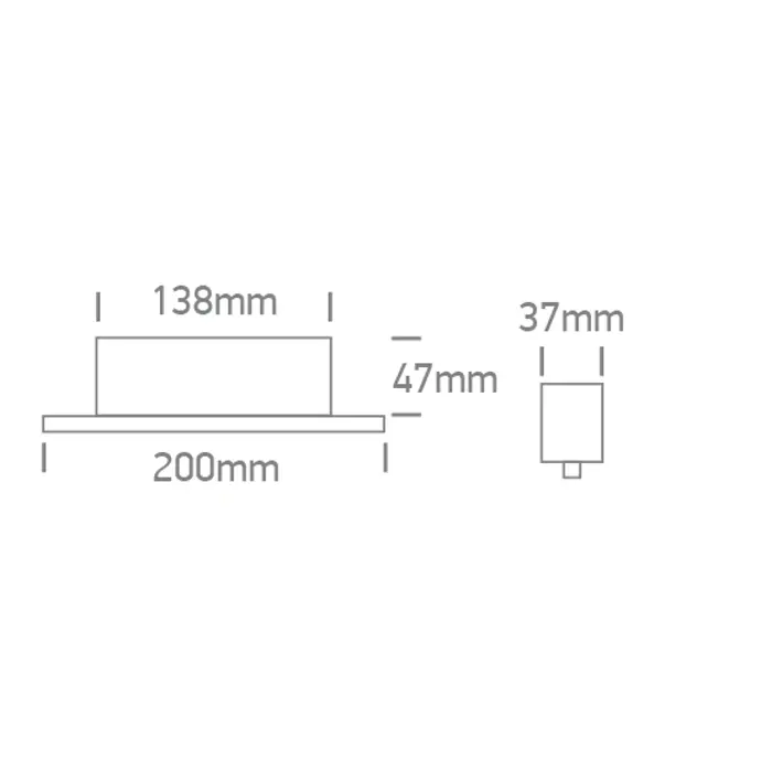 LINEARNA LED SVJETILJKA ZA MAXI MAGNETSKE ŠINE 12W CCT 48V IP20 DALI CRNA
