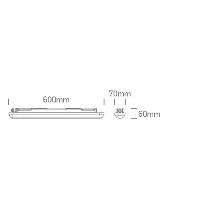 LINEARNA SVJETILJKA IP65 18W PV CCT 230V PC/PC