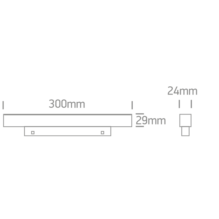 LINEARNA SVJETILJKA ZA MAGNETSKE MINI/MIDI ŠINE DALI 8W CCT 48V IP20 BIJELA