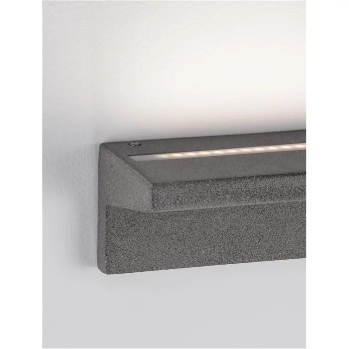 LITA VANJSKA ZIDNA SVJETILJKA LED 6Watt 660Lm IP65 3000K SIVA