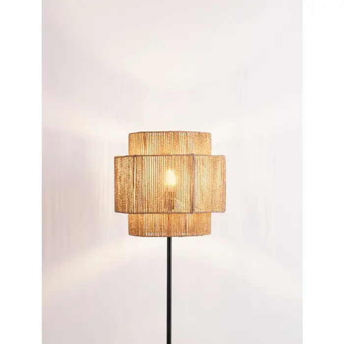 LITO STAJAĆA LAMPA E27/12W/NATURAL & BLACK